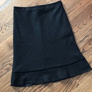 Black Gap tweed skirt
